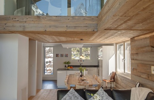 Zermatt Ski Chalet | Luxury family chalet in tranquil setting but close to ski lift and town centre.