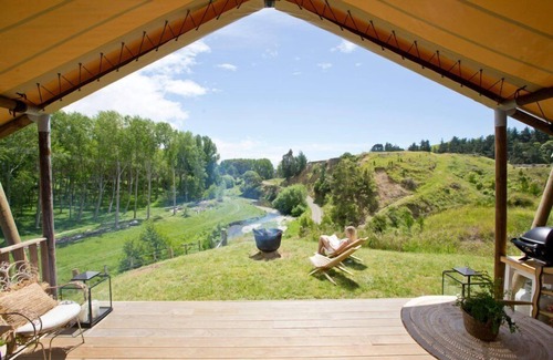 Hawke's Bay Region Cottage | Luxury Glamping over looking the Maraetotara river