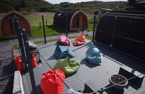 Achmelvich Cabin | Luxury Glamping Pod on the North Coast 500 (dogs allowed)