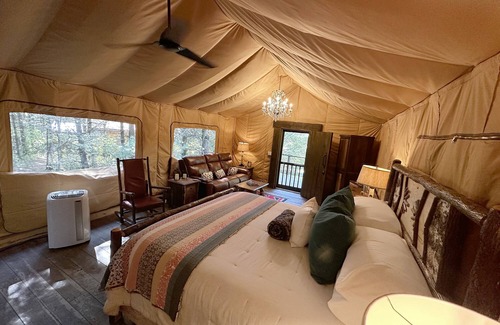 Dover Resort | Luxury Glamping Tent tucked away on over 400 acres.