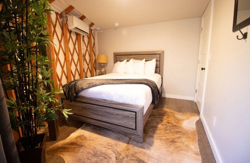 Escalante Resort | Luxury Glamping Yurt Resort Between National Parks with desert mountain views, close to hiking trails, slot canyons, off-roading and more!