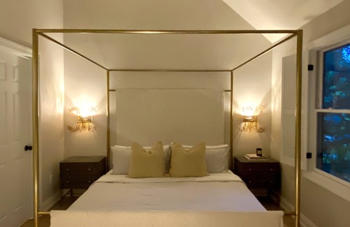 New Buffalo House | Luxury Guesthouse in private wooded setting in Grand Beach New Buffalo
