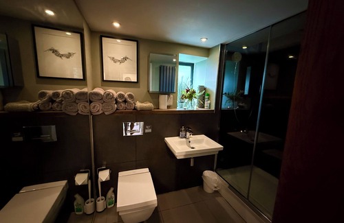 Newton Ferrers Cabin | Luxury Holiday Lodge with Private Hot Tub, Fishing & Giant Cinema & Games Room.