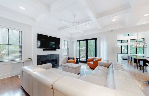 The Pines House | Luxury home in downtown Rehoboth Beach with private pool & hot tub