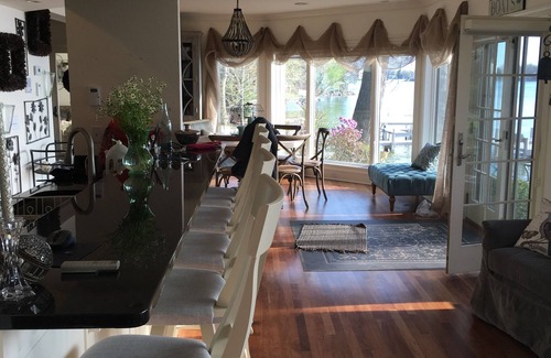 Oconomowoc House | Luxury Home on Lake With Elevator! Walk To Downtown Oconomowoc Entertainment!