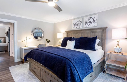 Lawton Woods House | Luxury Home 5-Bed Home w Private Pool-house, Short walk to Beach