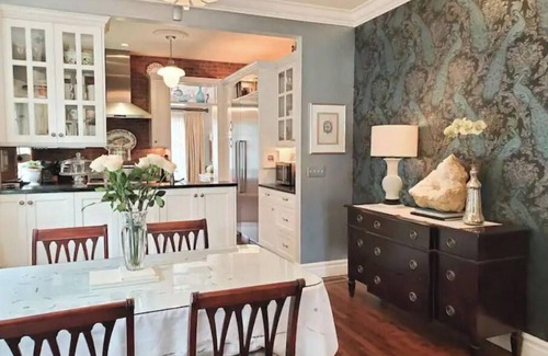 Washington Park West House | Luxury Home w Office, Gourmet Kitchen, Yoga Studio, & Beautiful Outdoor Spaces