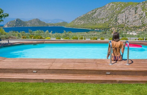 Limni Vouliagmenis Villa | Luxury Lake & Mountain View Villa - Private Pool