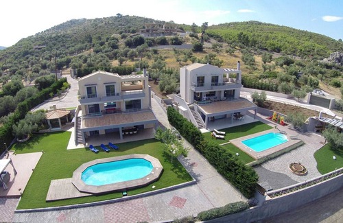 Limni Vouliagmenis Villa | Luxury Lake & Mountain View Villa - Private Pool