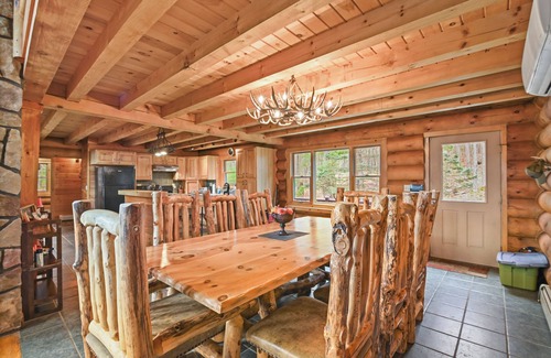 White Mills Cabin | Luxury Lakefront Custom Log Home. Perfect for Ski Trips & Getaways!