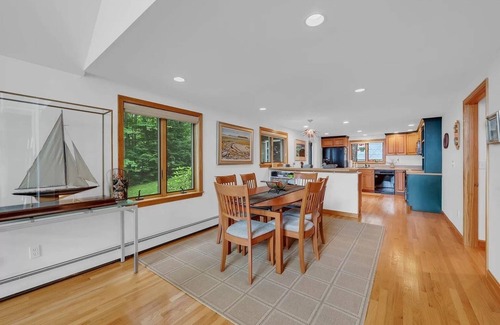 South Casco House | Luxury Lakefront home on Sebago Lake W/Sandy Beach