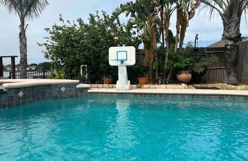 Orlando House | Luxury Lakefront Retreat Pool Home: Pool, Spa, BBQ, Arcade