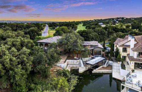 Horseshoe Bay West House | Luxury Lakeside Villa with Lake LBJ Access, Electric Boat Lift, & Countless Amenities