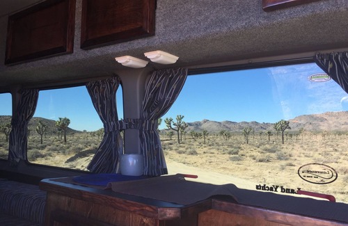 Twentynine Palms House | Luxury Limo Adventure Sprinter for unique Joshua Tree "Glamping" experience.