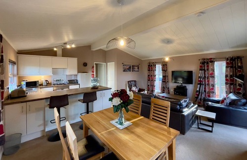 Narberth Apartment | Luxury lodge situated on a tranquil holiday park