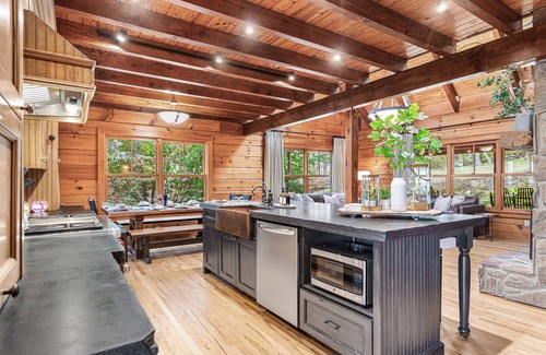 Banner Elk Cabin | Luxury Lodge w/Unmatched Long Range Views, Hot Tub, Game Rm, Fire Pit