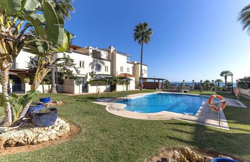 Marina de Casares House | Luxury modern beachfront 3 bed gated community townhouse with pool, sun terrace, sea views close to all amenities