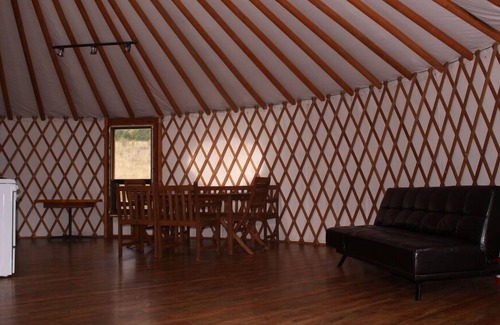 North Okanagan Cottage | Luxury Mongolian Yurt On Private Lake