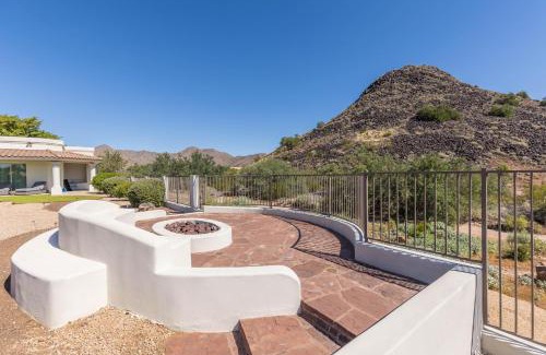 Central Scottsdale House | Luxury Mountain Estate-Pool-Spa-BBQ+Bar-Fire pit