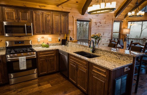Blue Ridge Cabin | Luxury MTN House *Breathtaking Views* Hot Tub* 2 Outdoor Fireplaces *Fire Pit