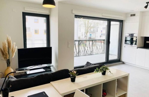Beggen Apartment | Luxury New Flat with Terrace & Parking