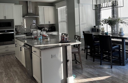 Riverview House | Luxury Oasis Pool & Patio Paradise Saltwater Pool & Outdoor Gas Fire Place