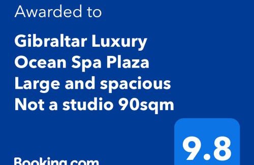 Gibraltar Apartment | Luxury Ocean Spa Plaza Private Large 1 bed apartment