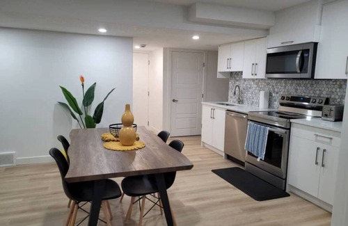 Southwest Calgary House | Luxury One Bedroom Private Suite.