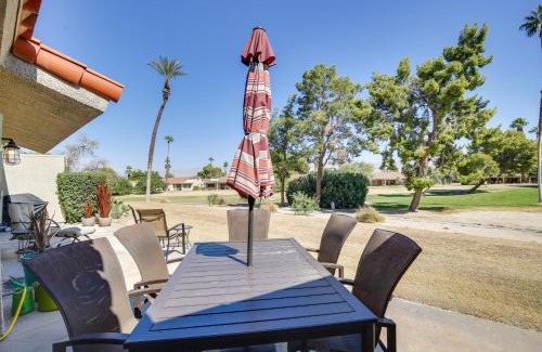 Palm Desert Apartment | Luxury Palm Desert Condo with Patio on Golf Course!
