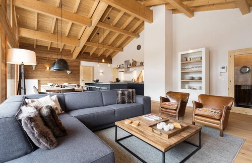 Chatel Apartment | Luxury Penthouse 10 pers - fireplace, near centre and slopes