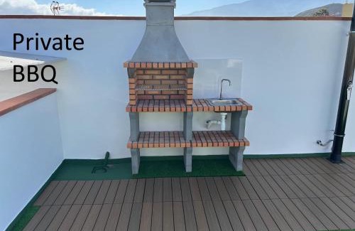Los Realejos Apartment | Luxury Penthouse BBQ Chill out terrace