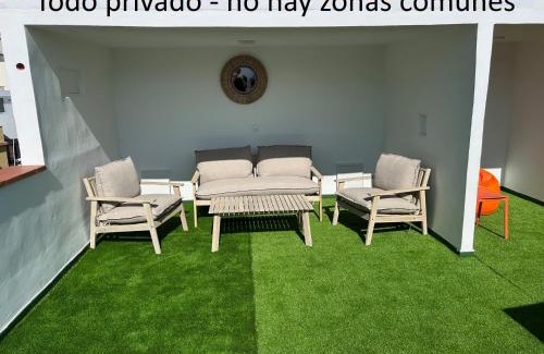 Los Realejos Apartment | Luxury Penthouse BBQ Chill out terrace