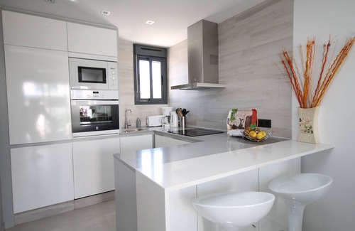 Los Altos Apartment | Luxury penthouse with sea, pool and garden views, 2 bedrooms, solarium, parking.