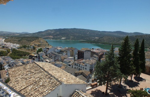 Iznajar Apartment | Luxury Poolside Apartment 1 over looking the Chlorine free Pool and Hot Tub