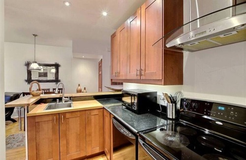 Ville-Marie Apartment | Luxury Quiet Old Montreal Home