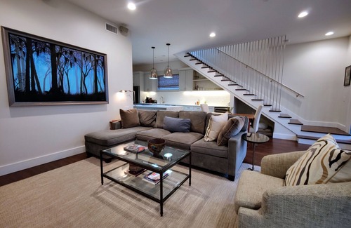 Central Carrollton Association House | Luxury renovation of historic shotgun home