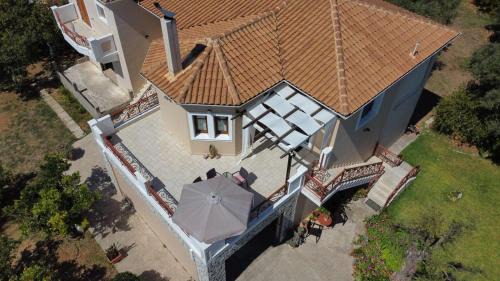 Lefkada Town Villa | Luxury Rustic Villa Mountain View