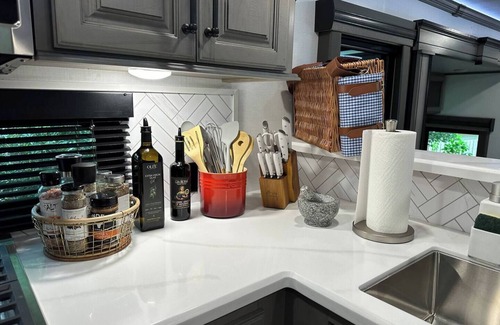 Cassadaga House | Luxury RV glamping with fire pit; charming & cozy; secluded yet close to town