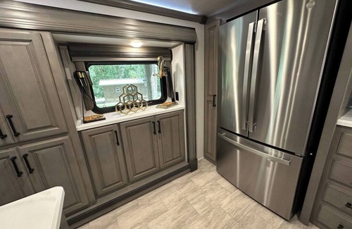 Cassadaga House | Luxury RV glamping with fire pit; charming & cozy; secluded yet close to town
