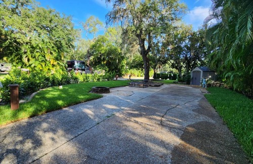 River Ranch RV Rental | Luxury RV Site at River Ranch! Large Corner Lot, Walk to Pool and Laundry! 374
