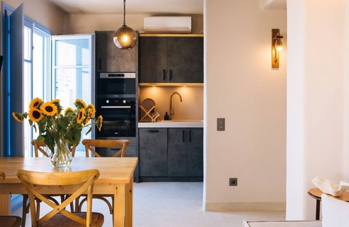 Finikia Villa | Luxury Santorini Villa | 3 Bedroom Villa | Private Jetted Pool with Sea View