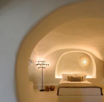 Episkopi Gonias Villa | Luxury Santorini Villa Potamos Luxury House 2 Bedrooms Private Heated Pool & Serene Location Episkopi