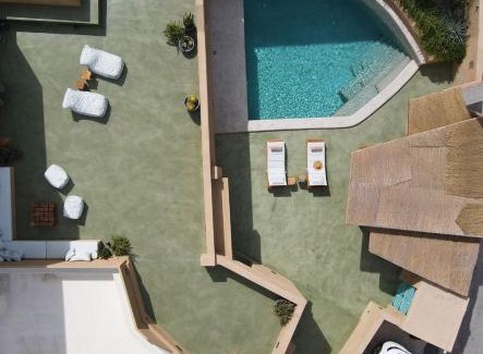 Episkopi Gonias Villa | Luxury Santorini Villa Potamos Luxury House 2 Bedrooms Private Heated Pool & Serene Location Episkopi