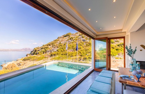 Almyrida Villa | Luxury Sea Villa Almy with pool in Almyrida Chania