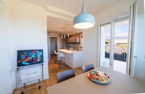 Aci Catena Villa | Luxury, seascape, Etna view, pool, 3 kms from the sea, superior furniture