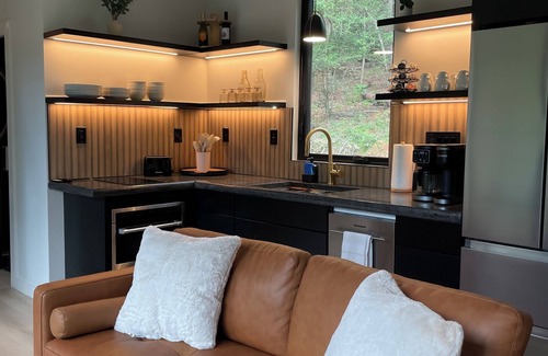 Wilkesboro House | Luxury Shipping Container Home- River Access- Modern Comfort in Nature