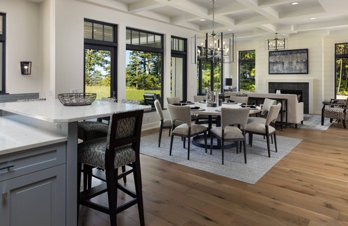 South Haven House | Luxury South Haven Retreat: Private Beach, Heated Pool, Peloton, Pool Table