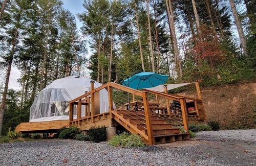 Robbinsville Cabin | Luxury Stargazing Dome On The Dragon's Tail
