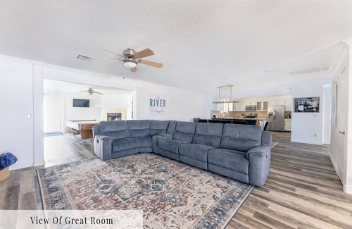 Lake Havasu City House | Luxury Stay, Heated Pool + Spa, Game Room, Gym, Mini Golf, Boat Parking