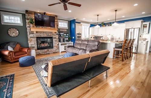 Ludington Cottage | Luxury Stay on Lake Michigan with Swim Spa, Near Wineries, Breweries, and Hiking